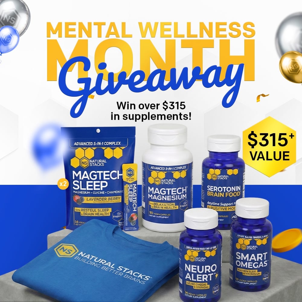 WIN $315+ Worth of Natural Stacks Supplements